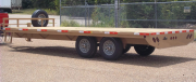 Neckover Custom Bumper Pull Single Wheel Flat Deck 5