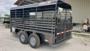 Neckover Custom Bumper Pull Livestock Trailers 5
