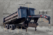 Norstar DSG - 22K Gooseneck Super Heavy Duty Dump Trailer 2