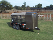 Neckover Custom Bumper Pull Livestock Trailers 3