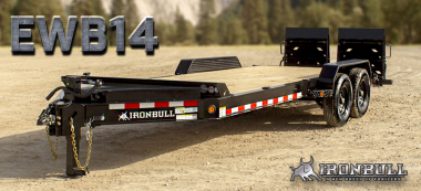 Norstar EWB14 – 14,000lb Equipment Trailer with 8” I-Beam Frame