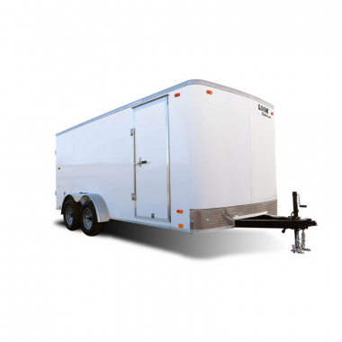 Look ST Auto Hauler - Race Trailer - Cargo Trailer - White- LOOK Trailers ST Auto Hauler - Race Trai